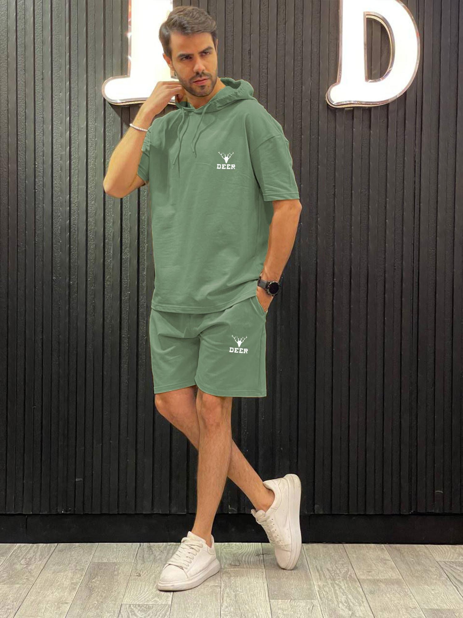 ترنج شورت DEER اوفر سايز زونط كودJ046-----ءM3